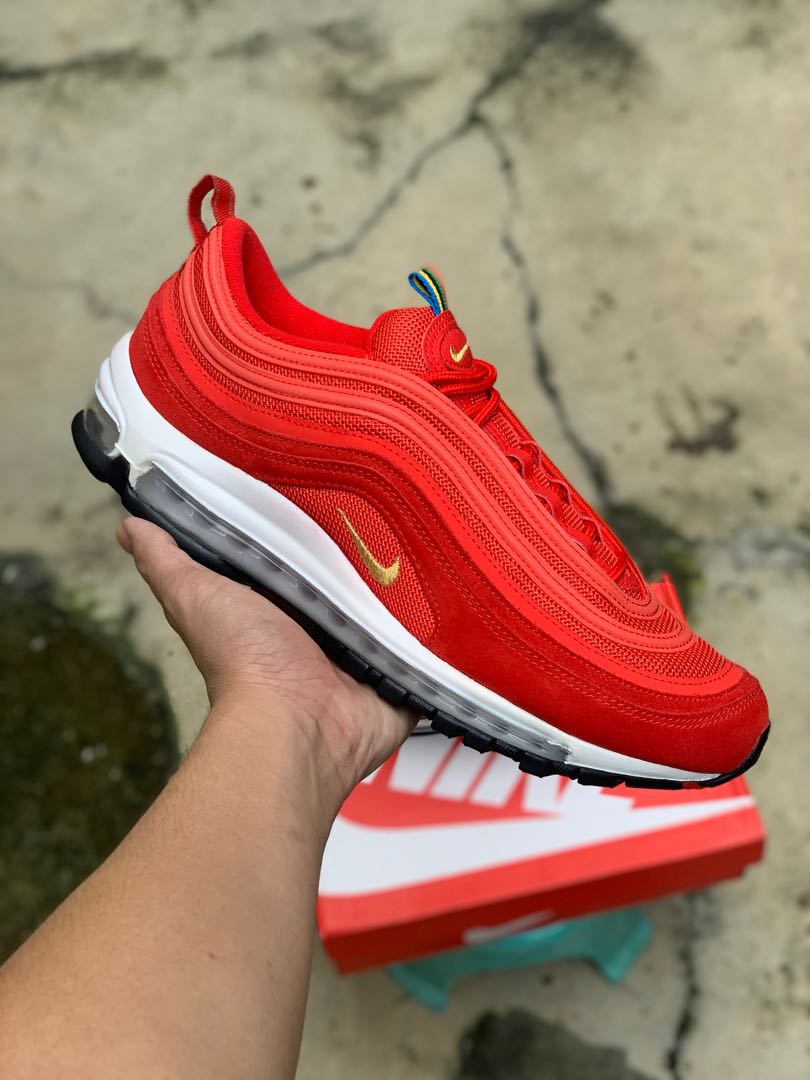 Nike Nike Air Max 97 Olympic Rings Pack Red  Size 11.5 Special Edition  Available For Immediate Sale At Sotheby's