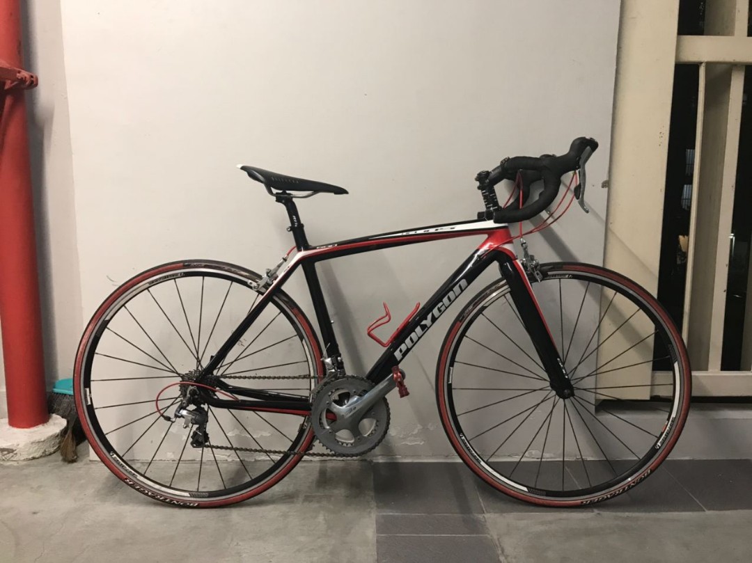 Polygon Helios 600 Carbon Road Bike Bicycle 8.65kg Sports Equipment Bicycles Parts Bicycles on Carousell