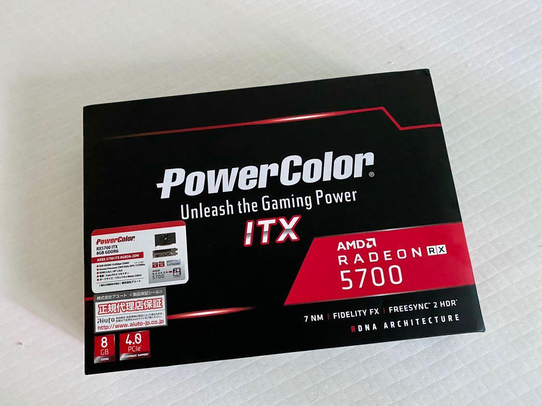 Powercolor Radeon RX 5700 ITX GPU NEW - 175mm! , 電腦＆科技, 手提