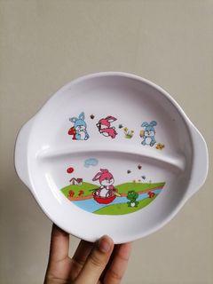 Rabbit Cartoon Kids Plate