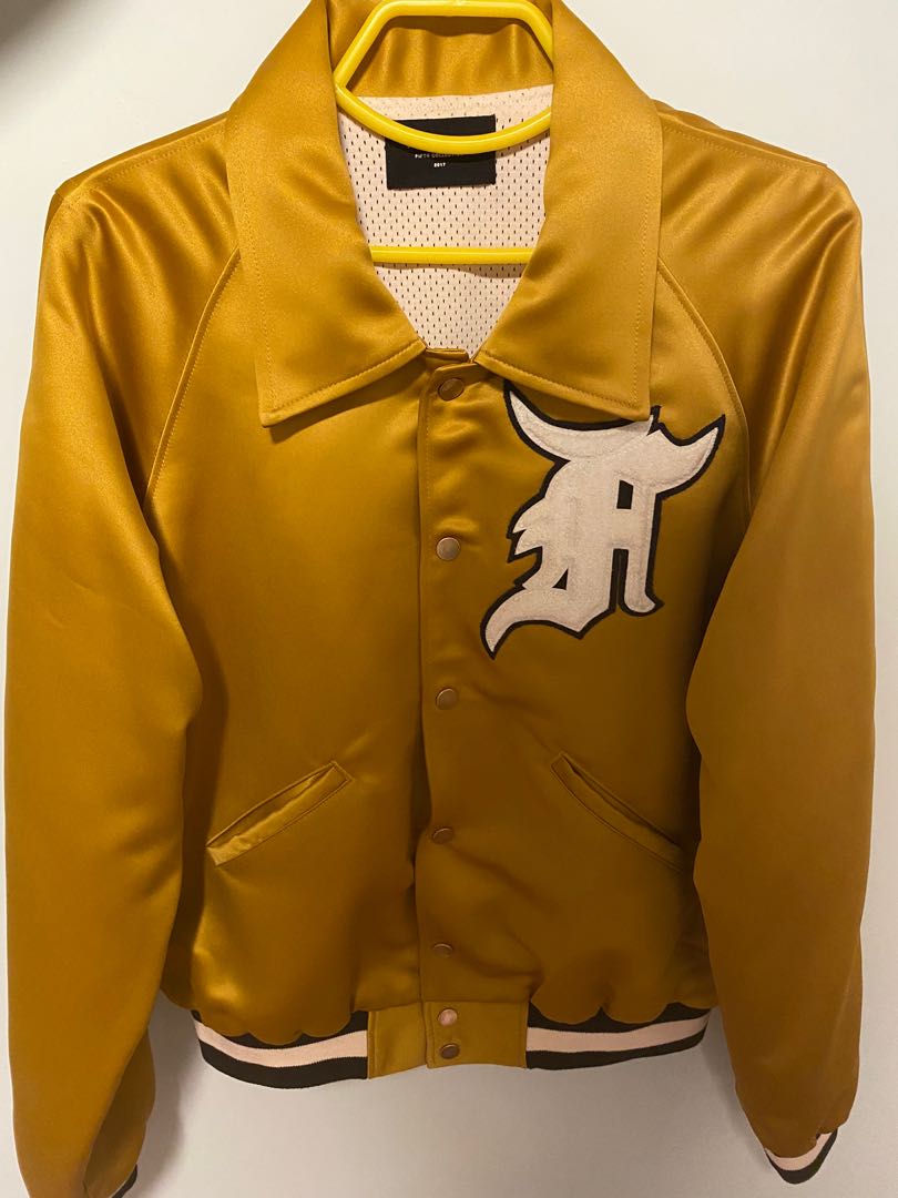 (Rare item) Fear Of God Fifth Collection Satin Baseball Jacket, 男裝 