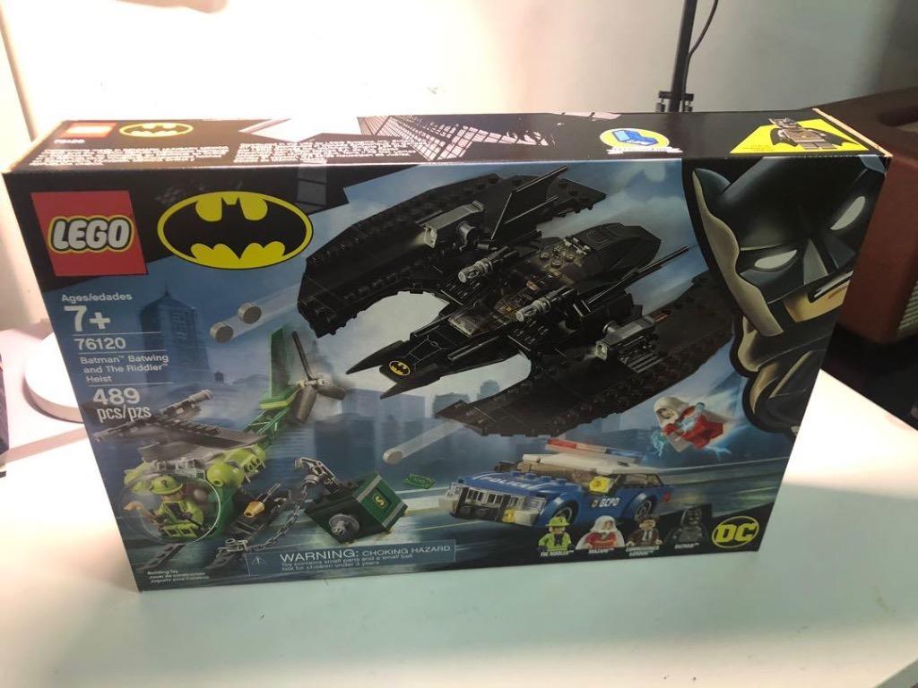  LEGO DC Batman: Batman Batwing and The Riddler Heist 76120  Building Kit (489 Pieces) : Toys & Games