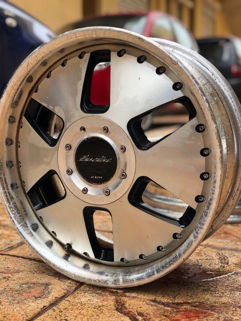 Euroline R17 Rims Rim Original Work Euroline Type N 17, Auto Accessories on Carousell