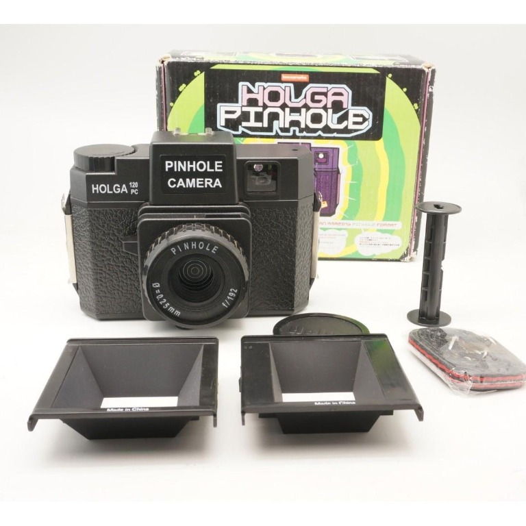 Holga 120PC Pinhole Camera - Fotocamera Stenopeica Medio Formato, Per Pellicola 120, Nero