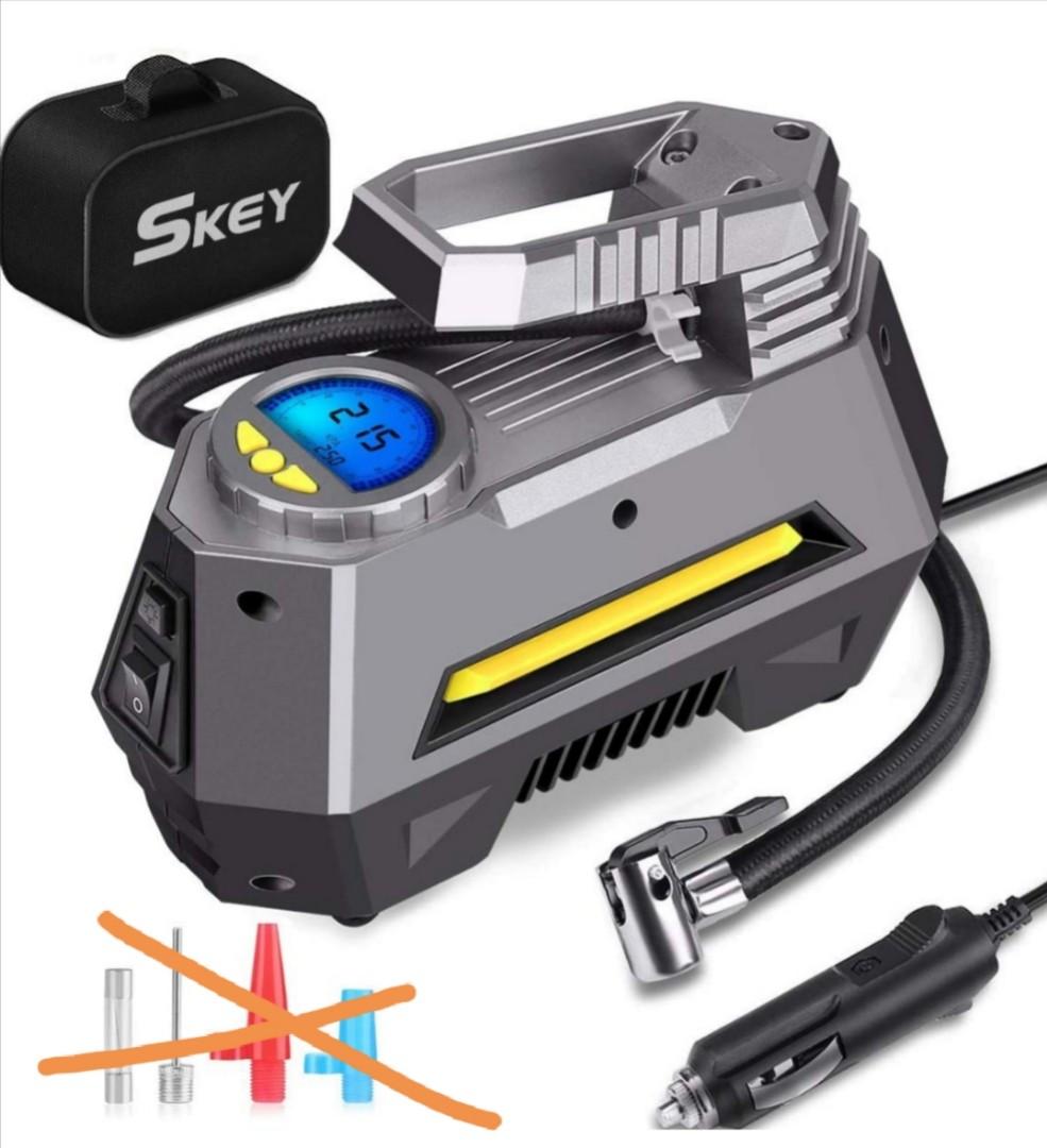 Portable tire inflator. Abs компрессор. dc 12v car pump tire inflator with led light car tire air compressor for suv truck.