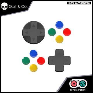 Skull and Co D-Pad Button Cap Set Nintendo Switch Joy-Con Skull & Co