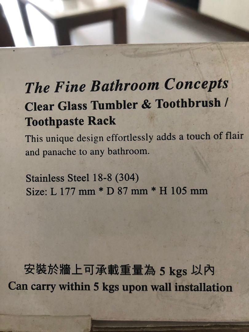 Toothpaste rack (Category: Everything Else) located in Singapore. Submitted by teetee21 (Listing ID 1046988127, Image 2). Description: Wel-Mi’s toothpaste/toothbrush rack with glass tumbler. Used but no defect. Its brand is high quality stainless steel once polished is as good as new. Comes whole set. By post or self collect. .
