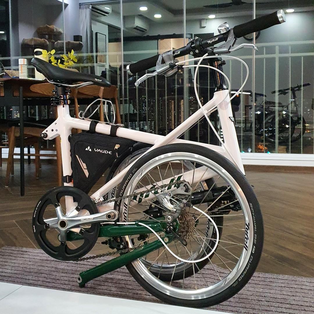 Rilfe Alloy Folding Bike 14" Mini velo Bike Foldable Bicycle 3 Speed Portable eBay