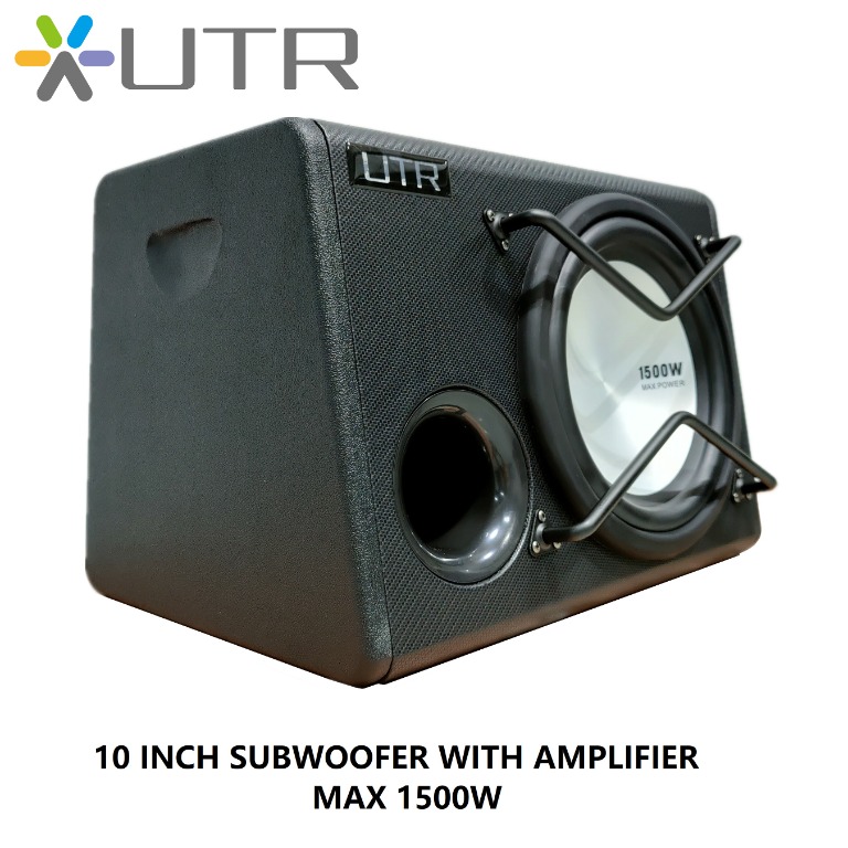 10 inch subwoofer with amp