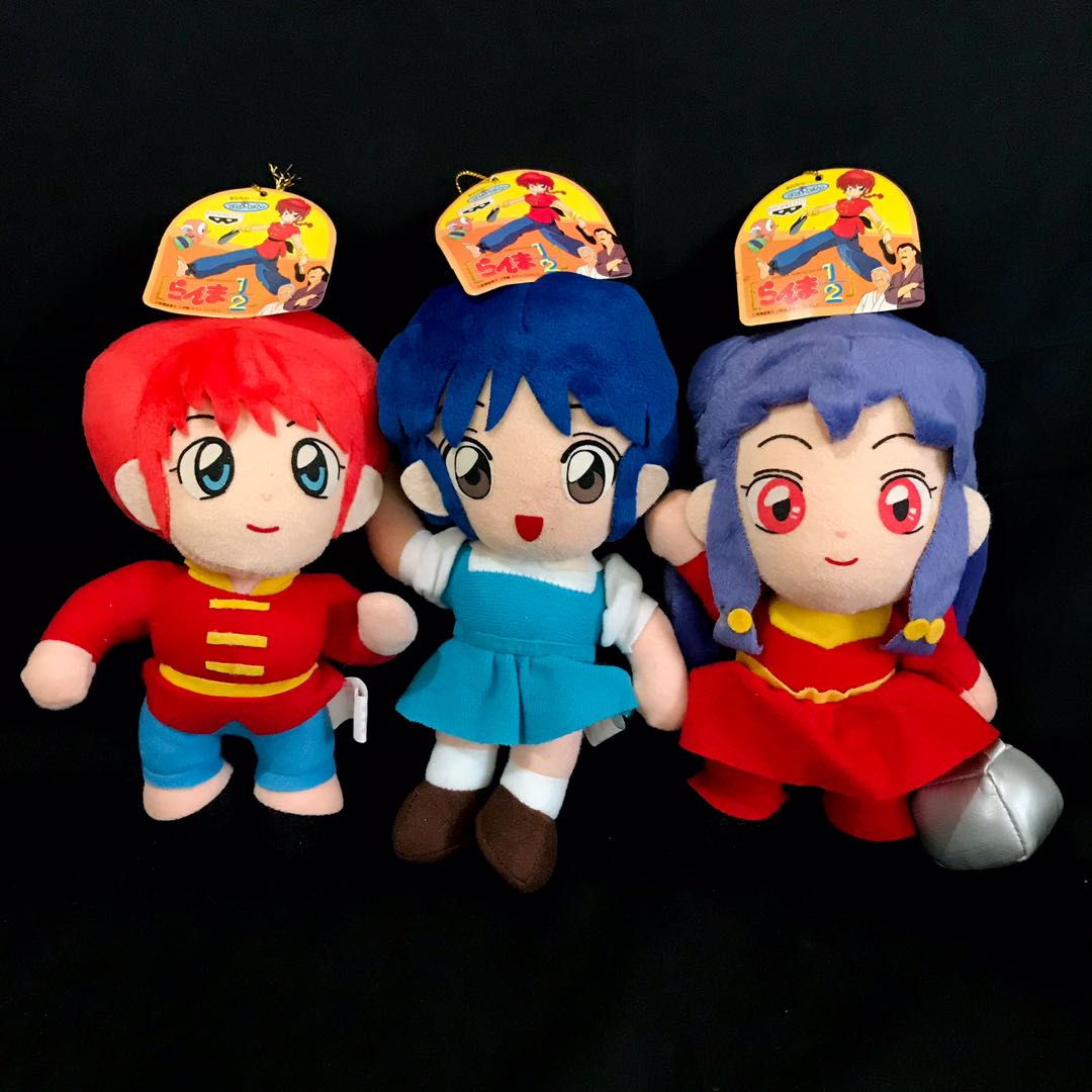 Vintage Banpresto 1992 Ranma 1 2 Ranma Saotome Akane Tendo Shampoo Plush 7 5 8 Php 750 Each Priority Set Buyer Hobbies Toys Toys Games On Carousell While training in china, he and his father meet a terrible fate when they accidentally fall into a cursed spring. vintage banpresto 1992 ranma 1 2 ranma saotome akane tendo shampoo plush 7 5 8 php 750 each priority set buyer