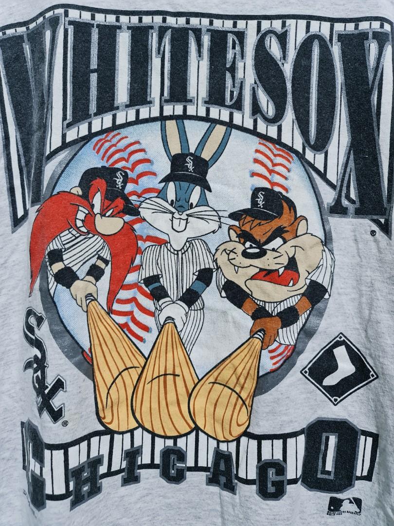 90's LOONEY TUNES BUGS BUNNY X WHITE SOX Made in USA Size XL