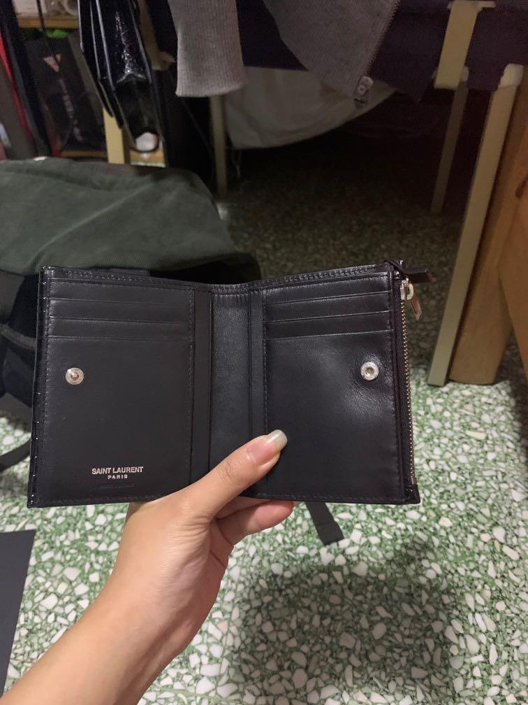 YSL UPTOWN POUCH IN GRAIN DE POUDRE EMBOSSED LEATHER-Negotiable , Luxury,  Bags & Wallets on Carousell