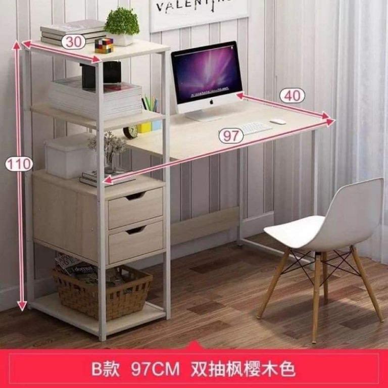 2 in 1 Chair with Computer Table SET, Furniture & Home Living ...