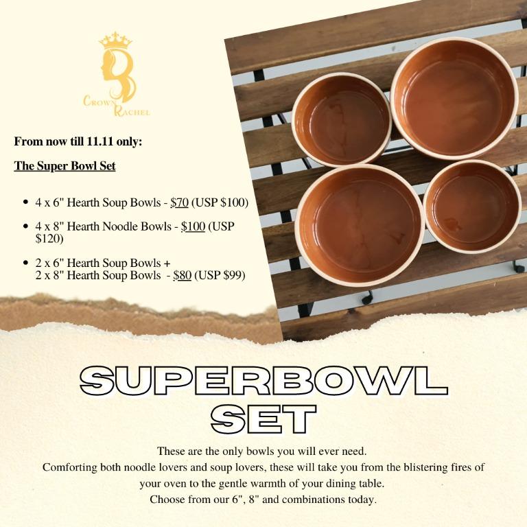 11 11 Singles Day 6 Inch 8 Inch Bowls Gift Set Superbowl Set 11 11 Singles Day Sale Limited Time Only Free Delivery Home Appliances Kitchenware On Carousell Super soft lotion from $14.00 — clicking here will show you noodle and boo discount code : carousell
