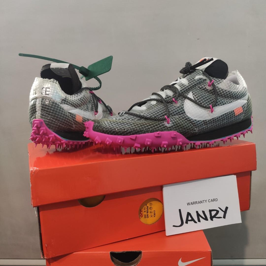 off white waffle racer box