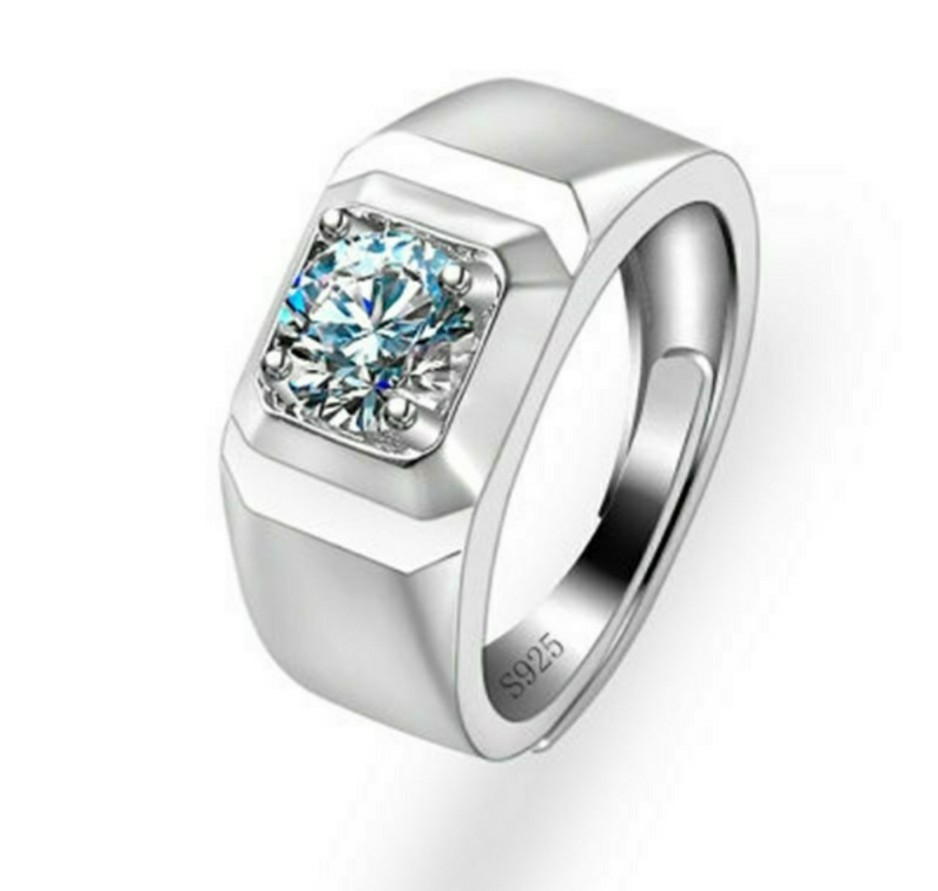 925 sterling silver rings Men s Women s diamond rings fashion Jewellery New 20