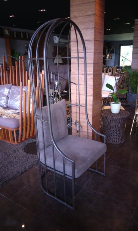 Birdcage accent chair clearance