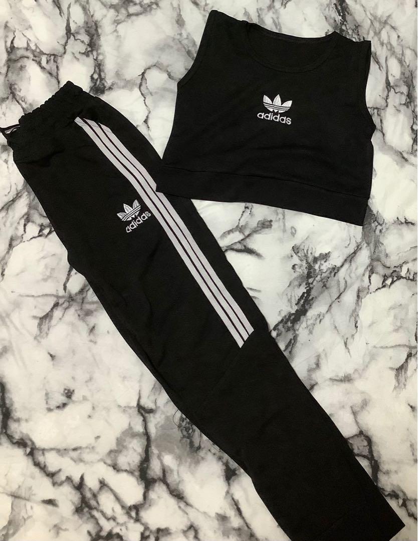 adidas crop set