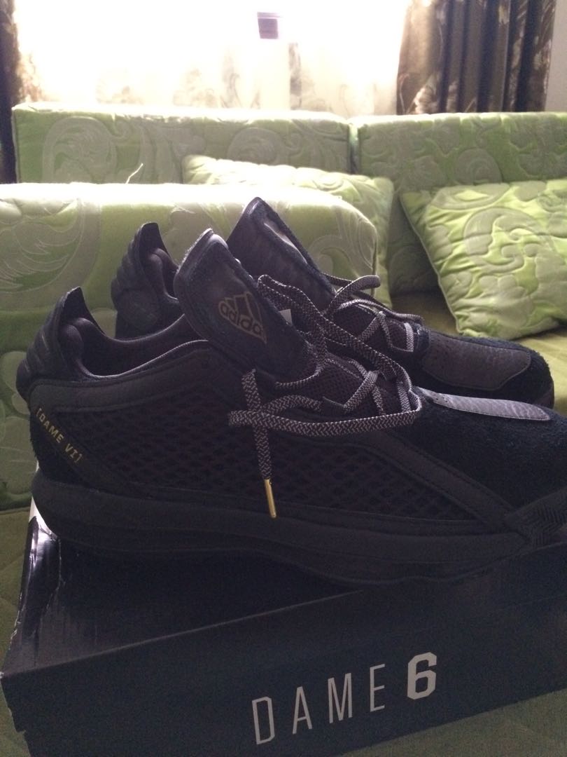 dame 6 black leather