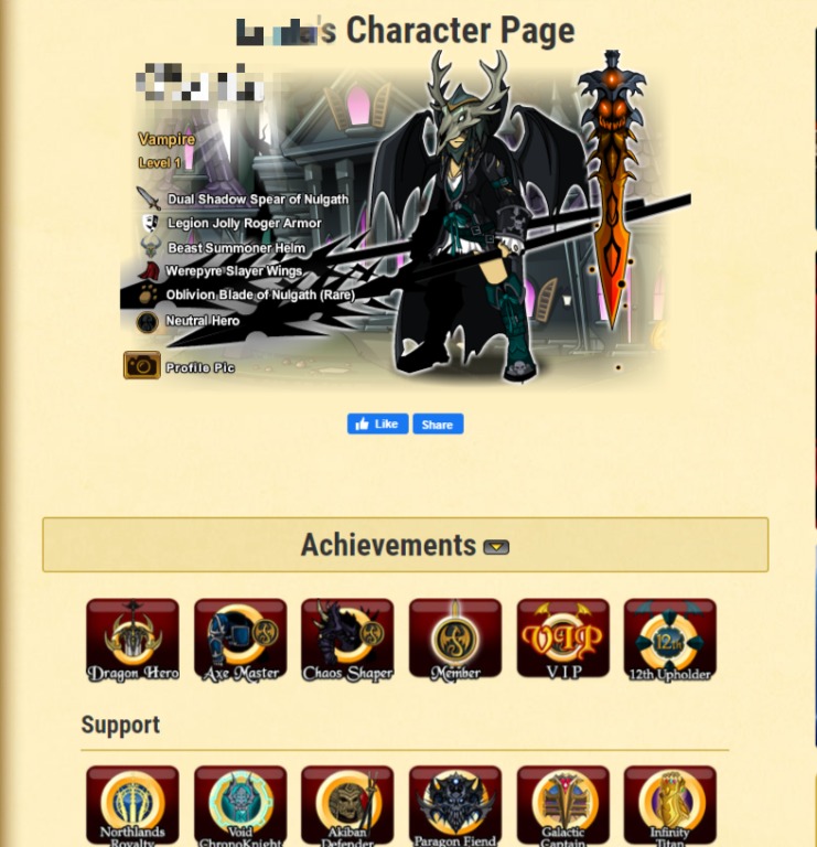 Aqw BEST lvl 1 account in game 7 ioda, Toys & Games, Video Gaming, InGame Products on Carousell