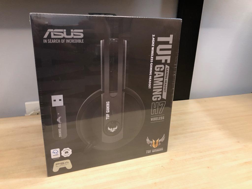 Asus Headset Tuf Gaming H7 Gun Metal Wireless Electronics Audio On Carousell