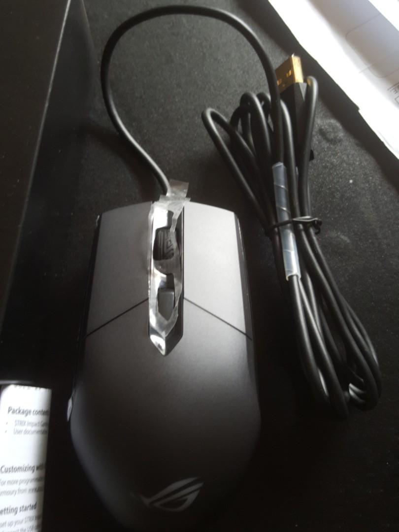 Asus ROG Strix Impact Gaming Mouse p303, Computers & Tech, Parts ...