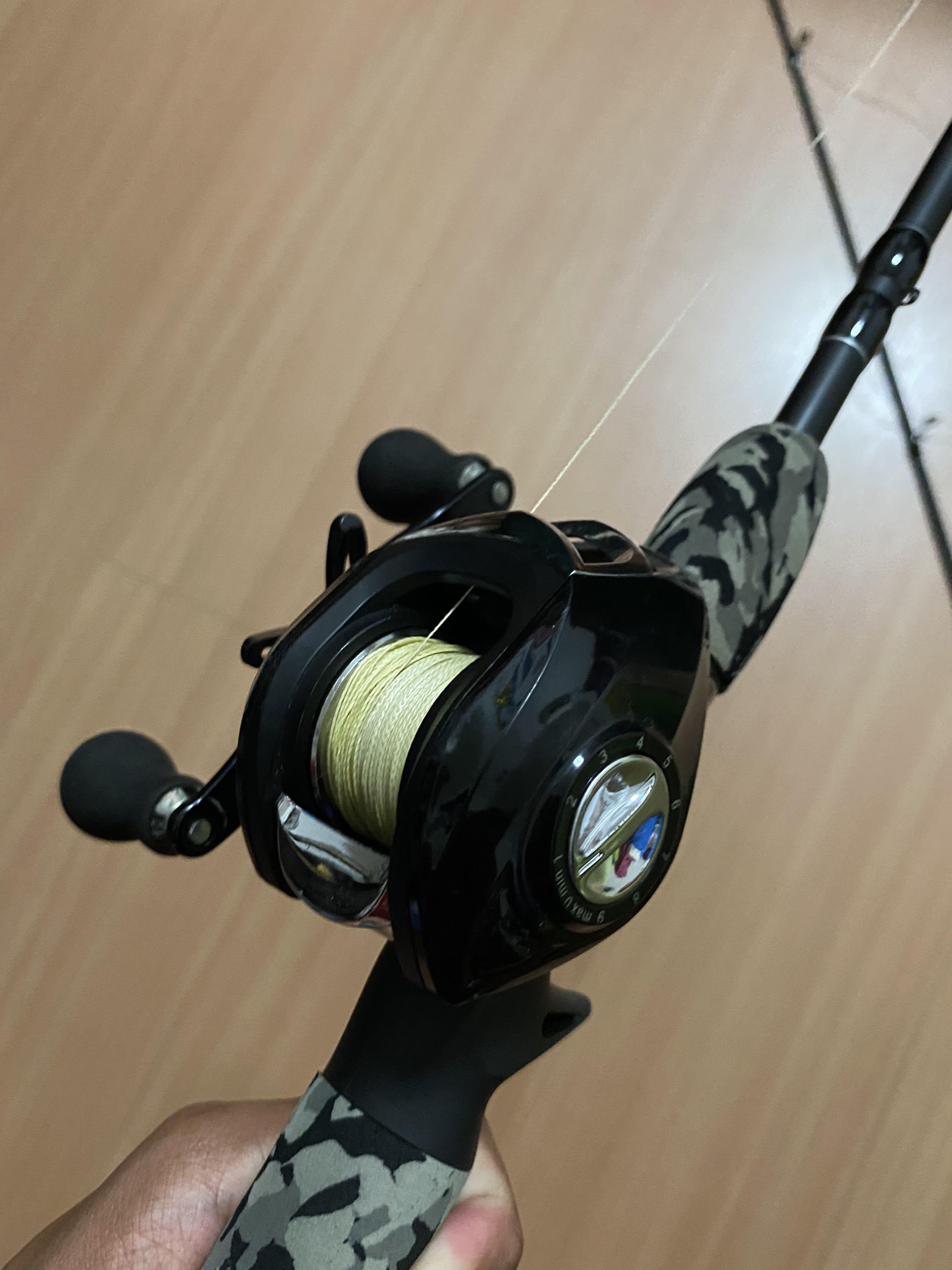 Baitcaster setup bundle(fixed price), Sports Equipment, Bicycles & Parts,  Parts & Accessories on Carousell