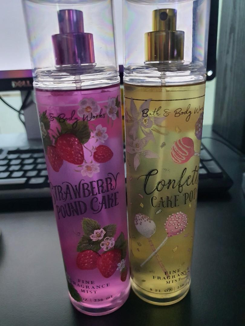 Bath & Body Works Confetti Cake Pop Body Mist, Beauty & Personal Care