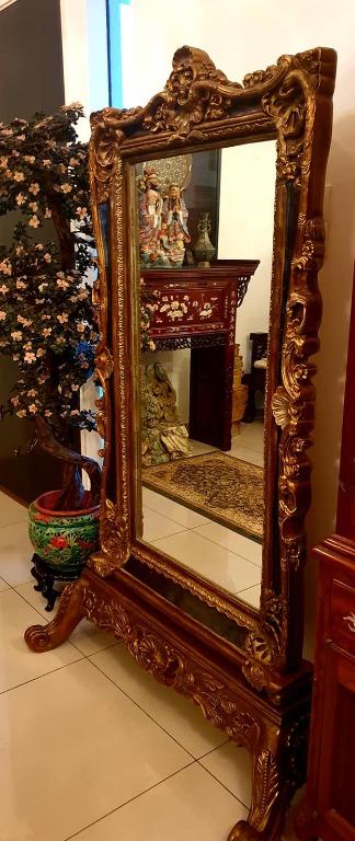 Vintage standing mirrors clearance