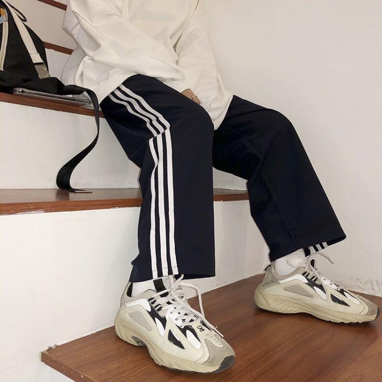 black sports joggers