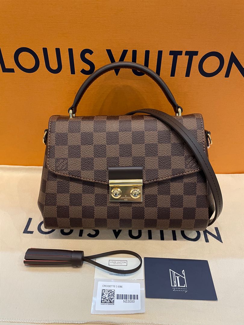 Croisette leather handbag Louis Vuitton Beige in Leather - 31088030