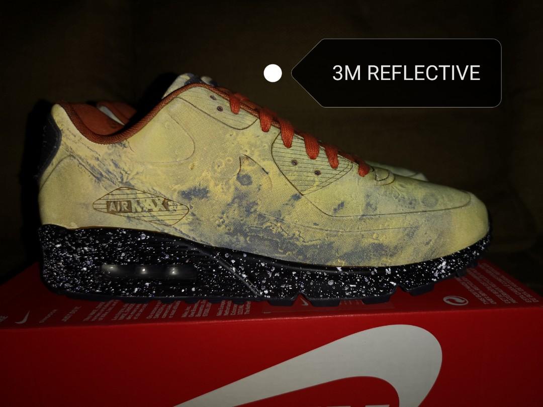 BRAND NEW Nike Air Max 90 QS 3M Reflective Mars Landing Shoes (Orig. Price  $239), Men's Fashion, Footwear, Sneakers on Carousell