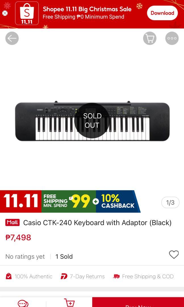 Casio CTK 240 Hobbies Toys Music Media Musical Instruments