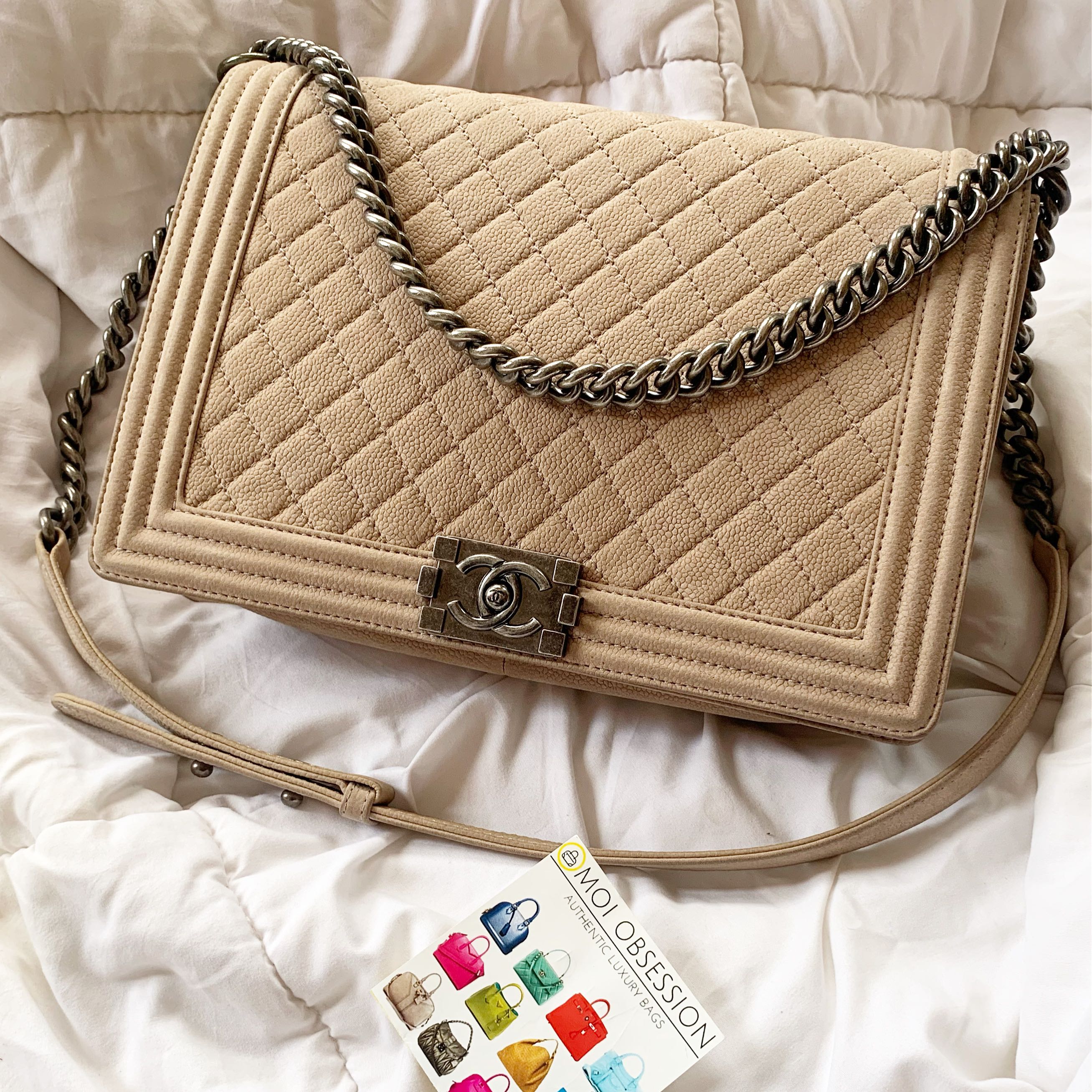 Chanel le discount boy jumbo