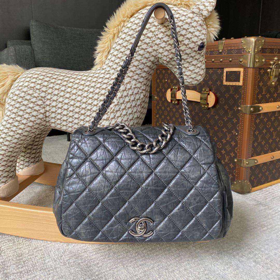 Chanel Pondicherry Flap Large, Luxury, Bags & Wallets on Carousell