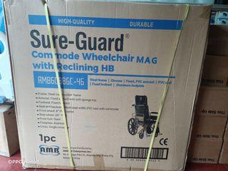 COMMODE RECLINING WHEELCHAIR MAG