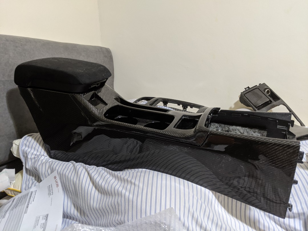 Evo X Center console (Carbon Fiber), Car Accessories, Accessories on