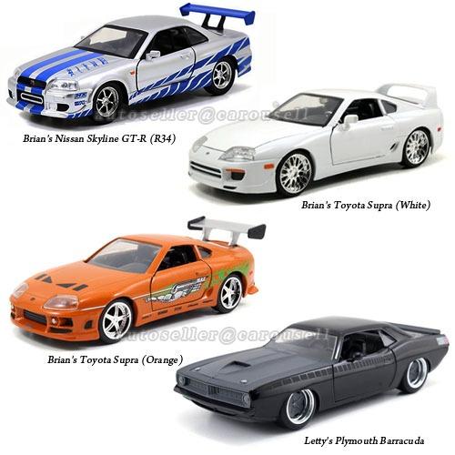 Fast furious 7 brian s Toyota Supra white 1 32 Hobbies