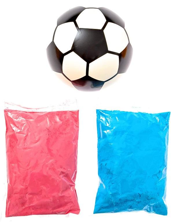 Gender Reveal Soccer Ball with Powder | Exploding Soccer Balls Kit ...