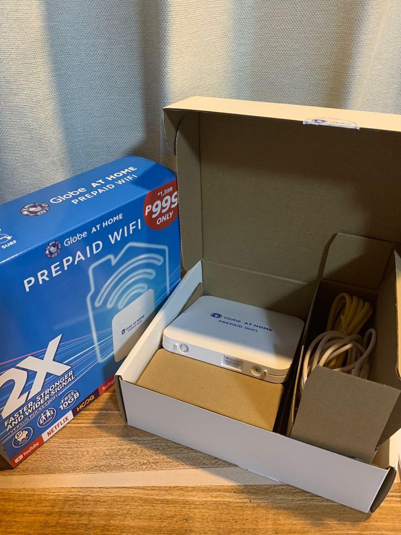 Globe prepaid wifi (Category: Networking) located in Pasig City. Submitted by leideebaron (Listing ID 1047306284, Image 1). Description: Considered new, only opened to test for a day or two then never used again. RFS: decluttering .