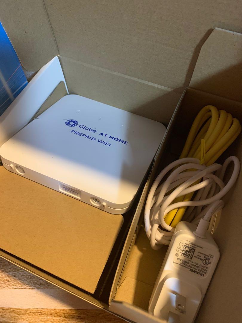 Globe prepaid wifi (Category: Networking) located in Pasig City. Submitted by leideebaron (Listing ID 1047306284, Image 2). Description: Considered new, only opened to test for a day or two then never used again. RFS: decluttering .