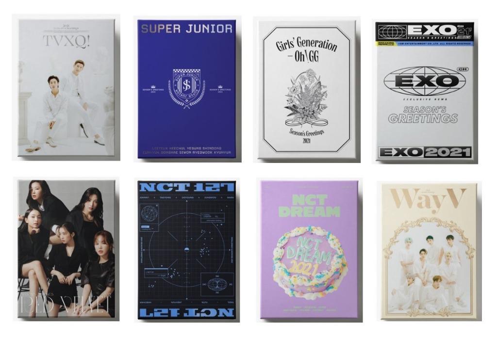 Go Sm Artists 2021 Season Greetings 100 Official K Wave On Carousell