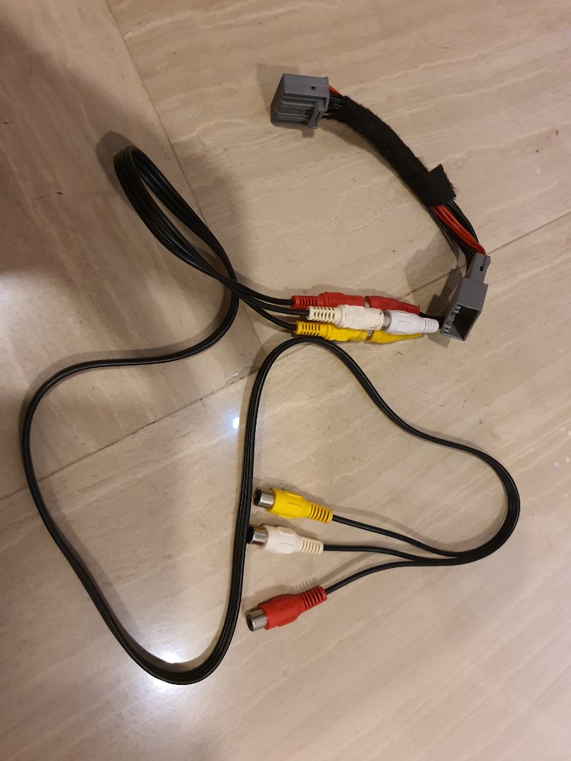 Honda RCA output cable for Original Head Unit, Car Accessories