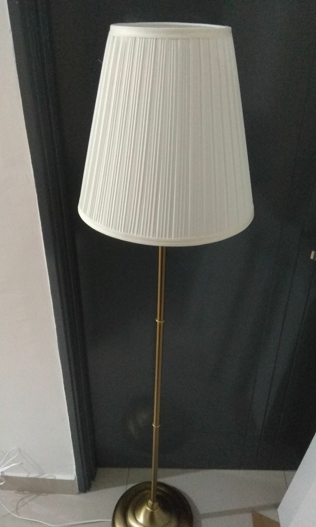 Arstid Floor Lamp Brass Color Home Furniture Décor On Carou Arstid Floor Lamp Brass Color, Camo Floor Lamp