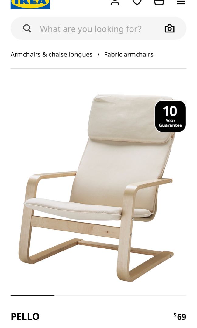 Ikea Pello Chair, Furniture & Home Living, Furniture, Chairs on Carousell