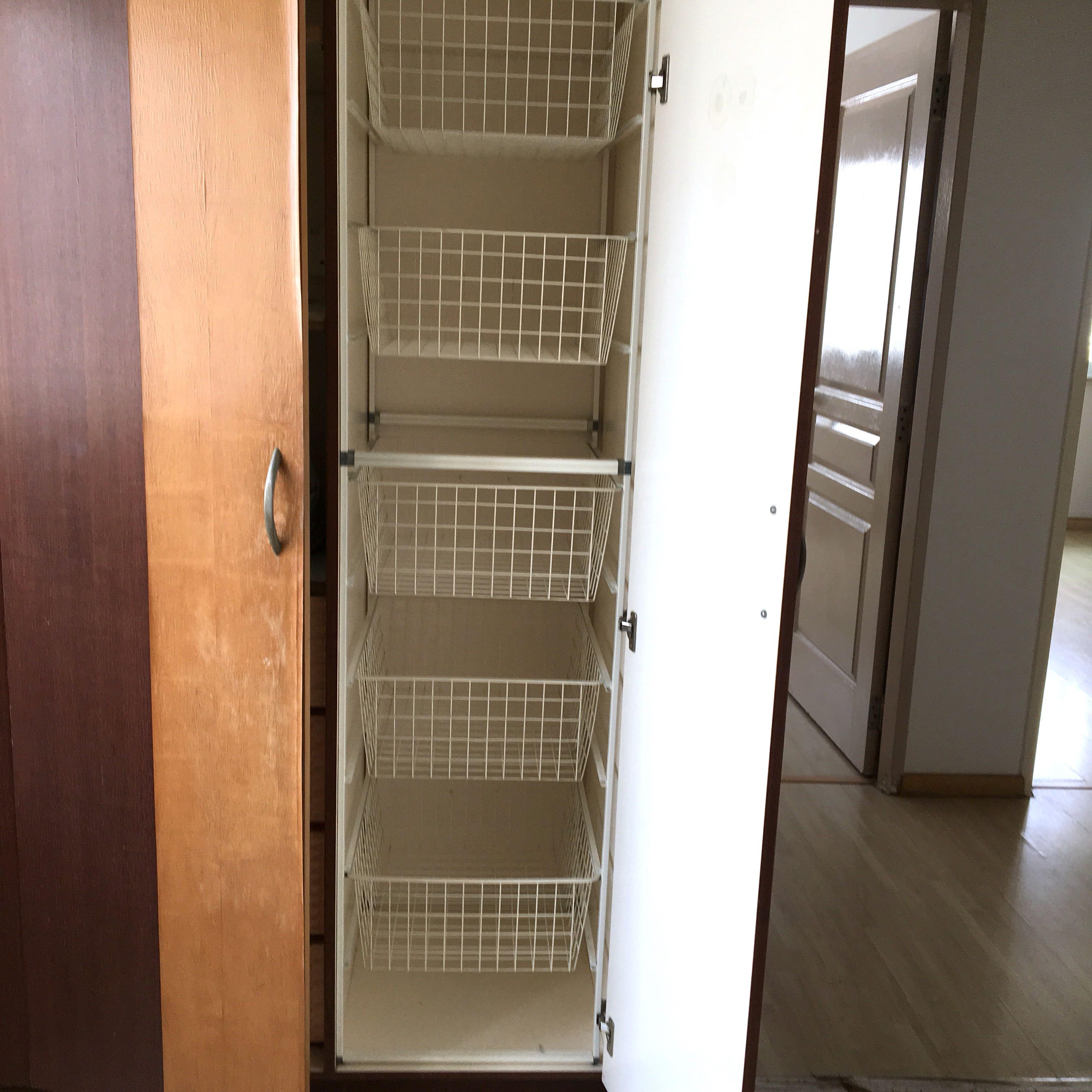 Ikea Wardrobe Wire Baskets with Frame, Babies & Kids, Baby Nursery