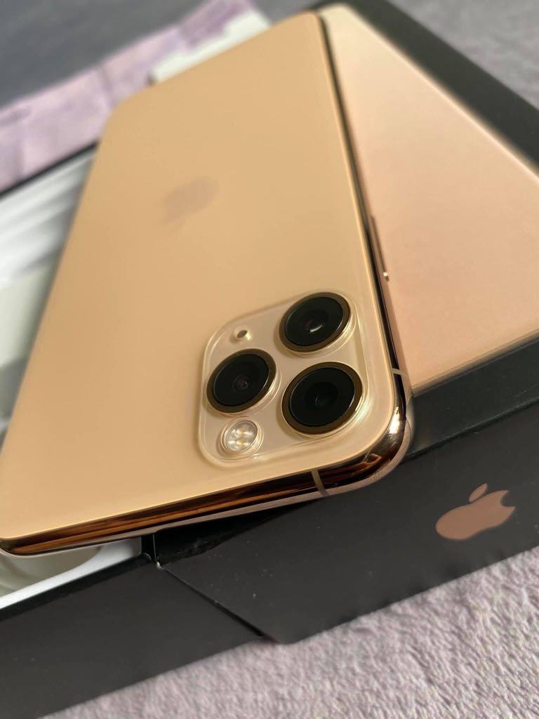 Iphone 11 Pro Max 64gb Gold Globelocked With Box And Charger And Receipt From Globe Mobile Phones Gadgets Mobile Phones Iphone Iphone 11 Series On Carousell