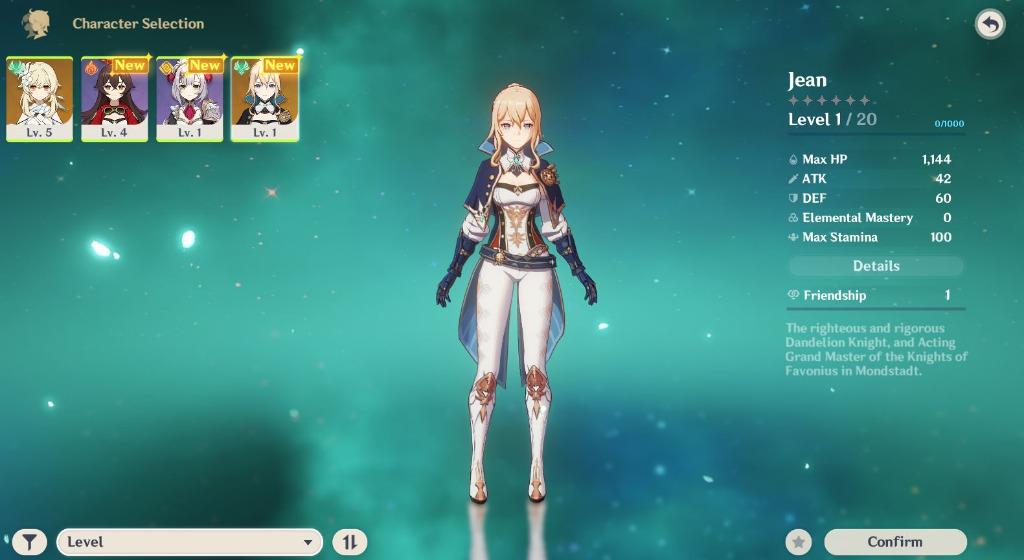 Jean Ar5 Fresh Gotten In First 10 Wishes Genshin Impact Video Gaming Others On Carousell