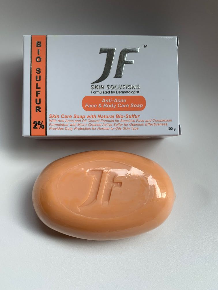 Jf 2 Sulfur Barsoap 100g Health Nutrition Medical Supplies Tools On Carousell
