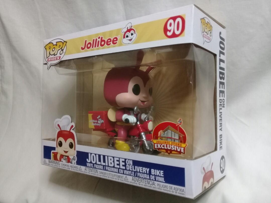 funko pop jollibee on delivery bike
